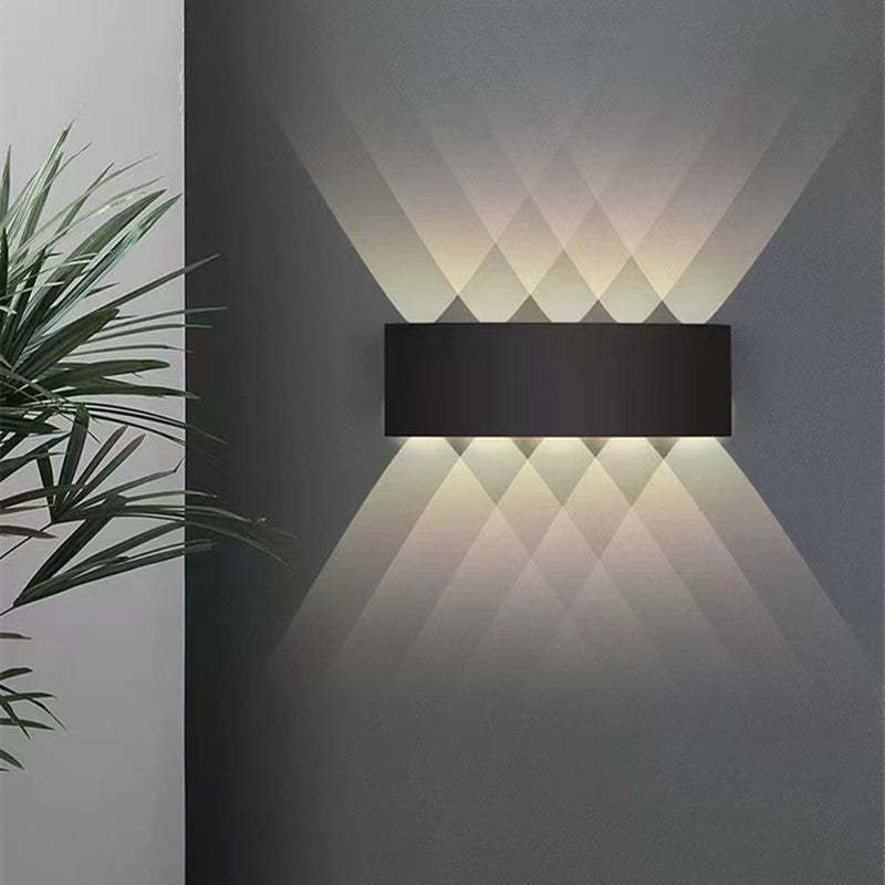 AetherStone | Sleek Modern Metal Outdoor Wall Lantern Light 17