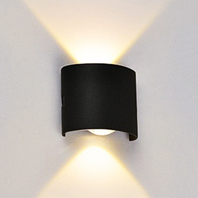 AetherStone | Sleek Modern Metal Outdoor Wall Lantern Light 19