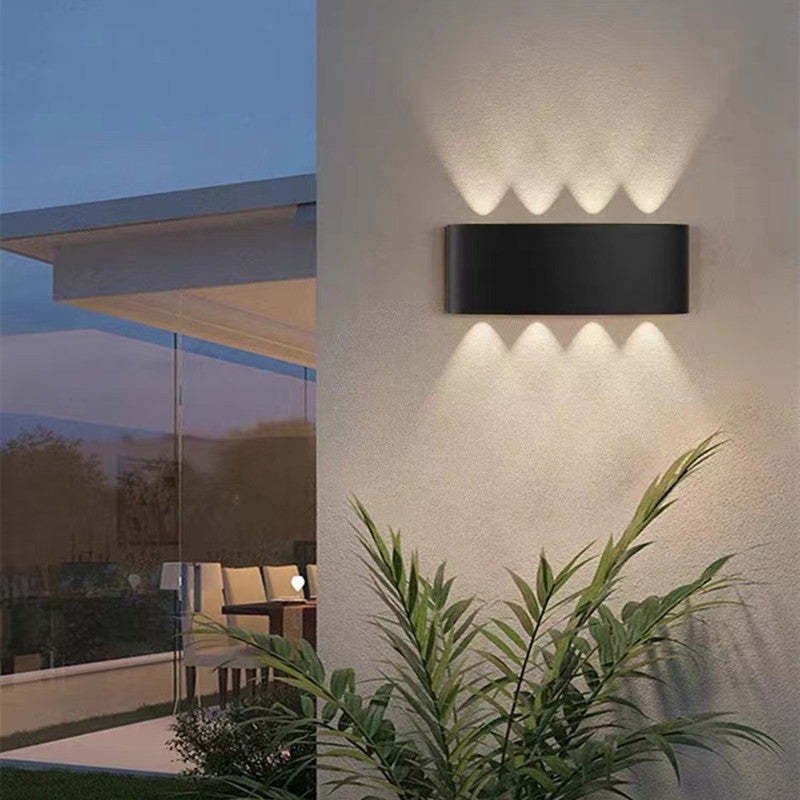 AetherStone | Sleek Modern Metal Outdoor Wall Lantern Light 2