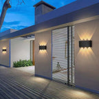 AetherStone | Sleek Modern Metal Outdoor Wall Lantern Light 3