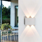 AetherStone | Sleek Modern Metal Outdoor Wall Lantern Light 6