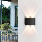AetherStone | Sleek Modern Metal Outdoor Wall Lantern Light 7