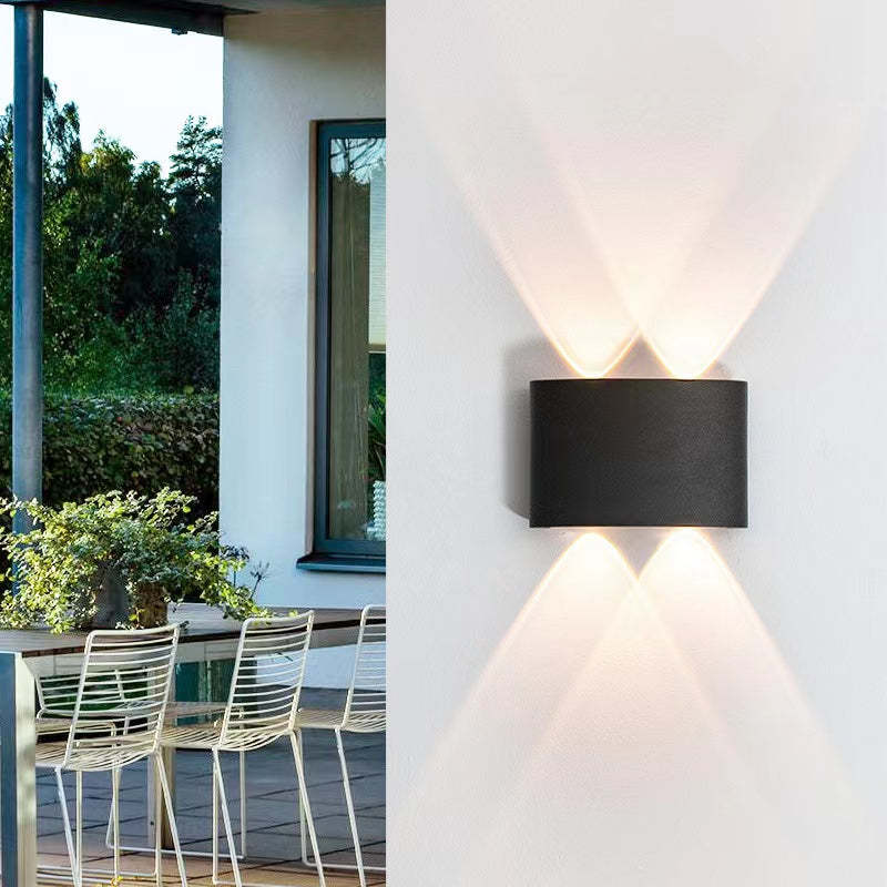 AetherStone | Sleek Modern Metal Outdoor Wall Lantern Light 7