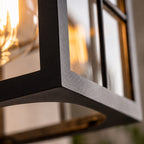 AluminaGlow | Elegant Durable Outdoor Wall Sconce with Glass Shade 1
