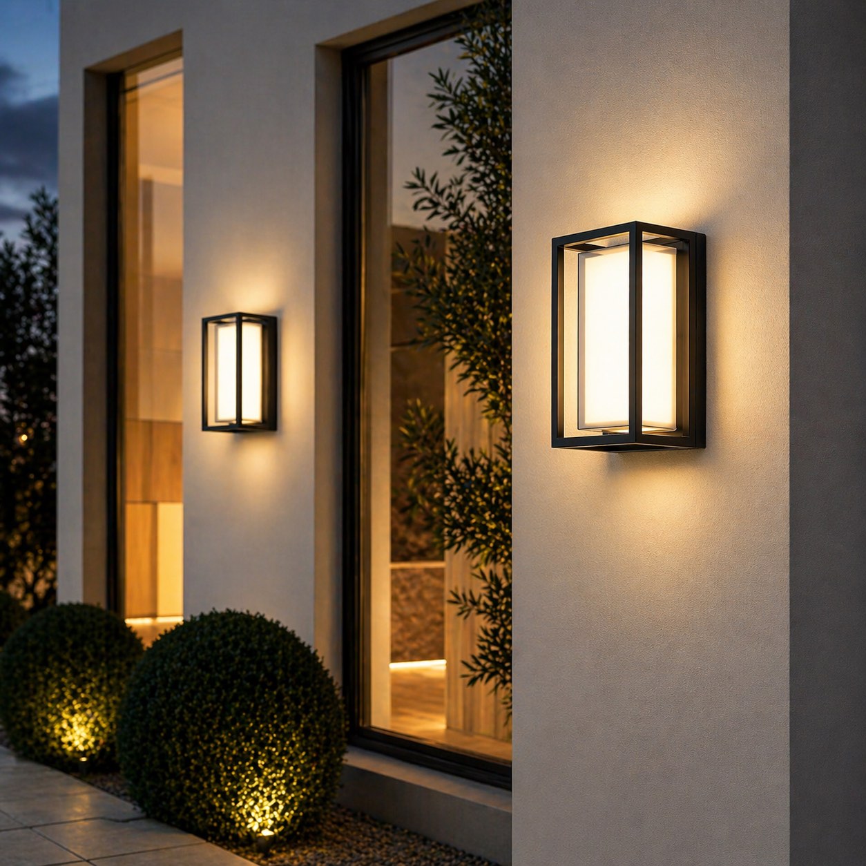 AluminaLight | Modern Weatherproof Outdoor Wall Lantern for Exterior Illumination 1