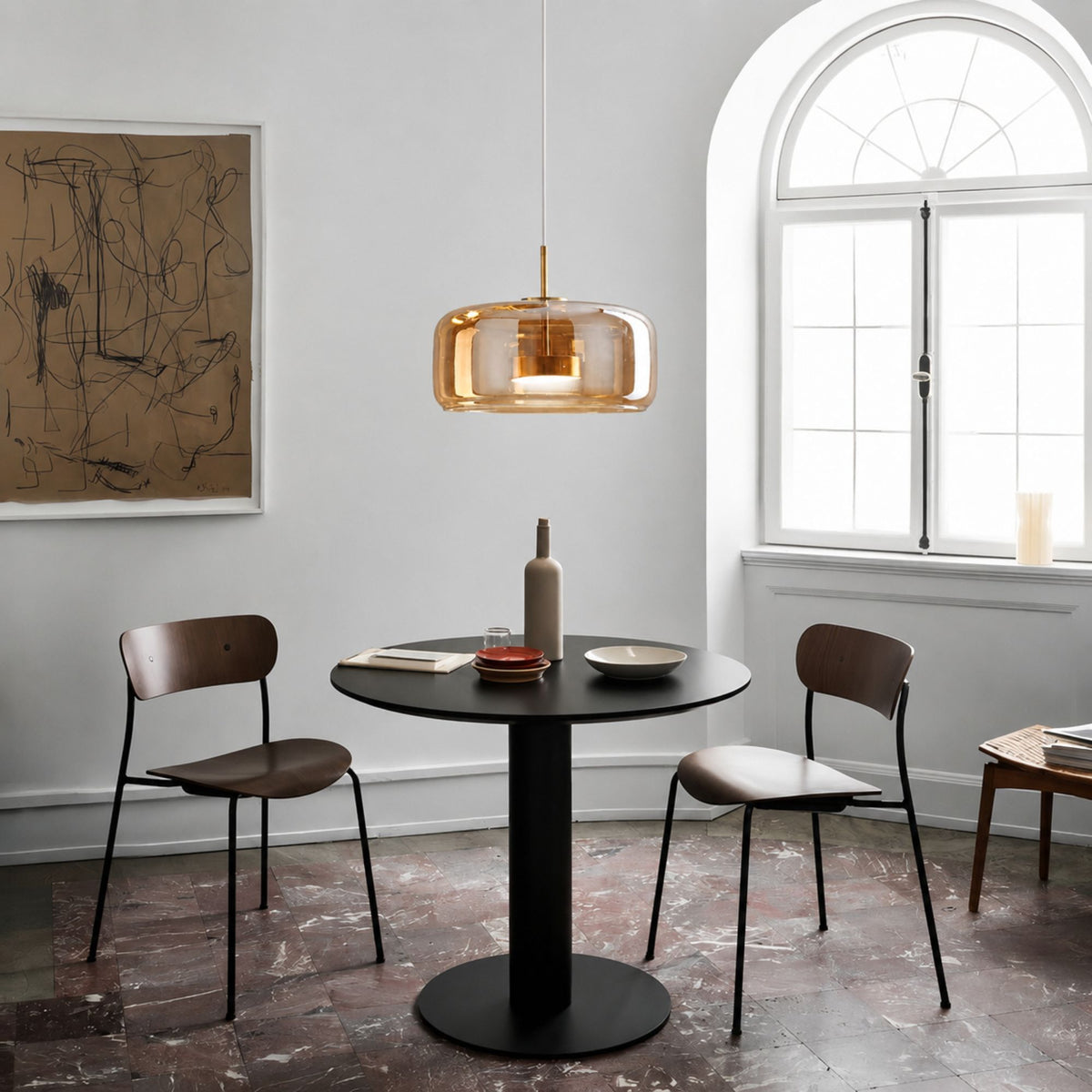 Luminara | Modern Elegant Glass Kitchen Pendant Lighting Fixture