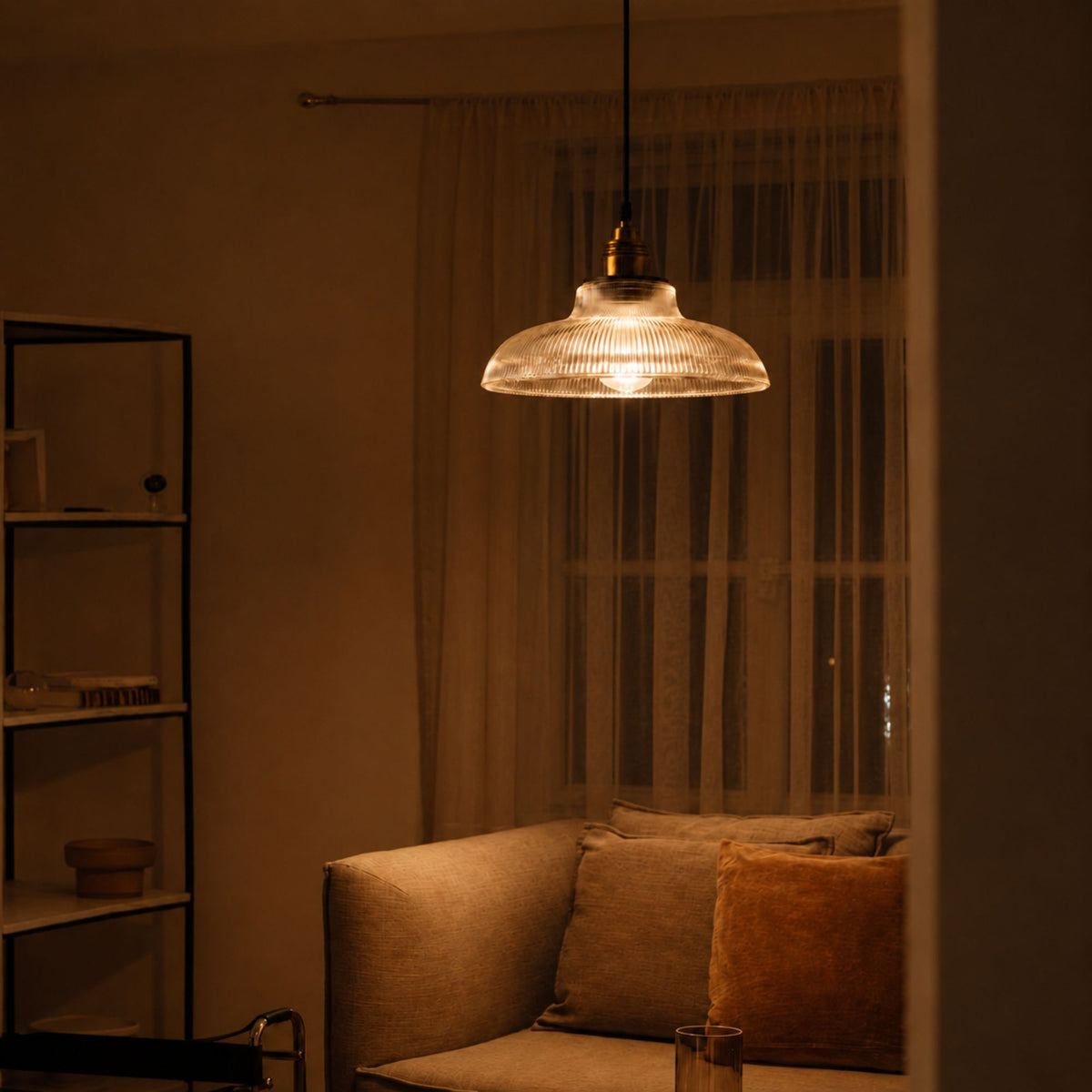 NordicAura | Vintage Elegant Glass Pendant Lighting Fixture