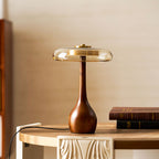 AndiGlass | Elegant Modern Glass Table Lamp for Living Room and Bedroom 2
