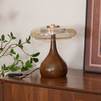 AndiGlass | Elegant Modern Glass Table Lamp for Living Room and Bedroom 6