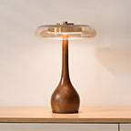 AndiGlass | Elegant Modern Glass Table Lamp for Living Room and Bedroom 9