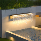 AquaGlow | Elegant Modern Solar Waterproof Outdoor Wall Lamp 4