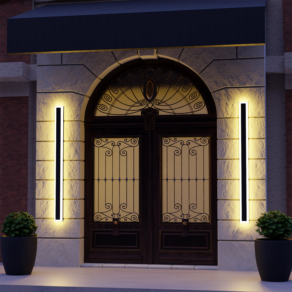 AquaLuxe | Elegant Weather-Resistant Outdoor Wall Lantern Light 0