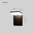 AureaLight | Sleek Modern Solar Waterproof Outdoor Wall Lamp 4