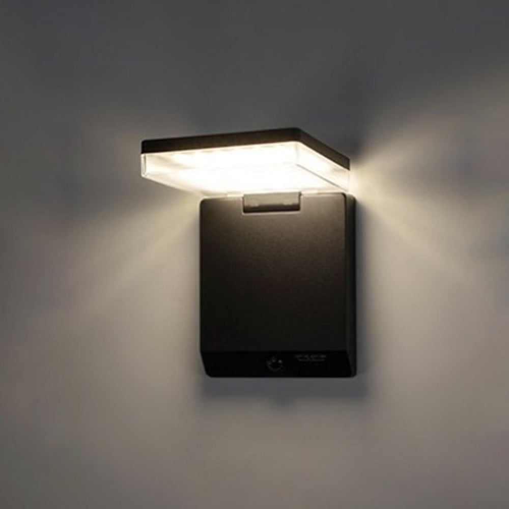 AureaLight | Sleek Modern Solar Waterproof Outdoor Wall Lamp 6
