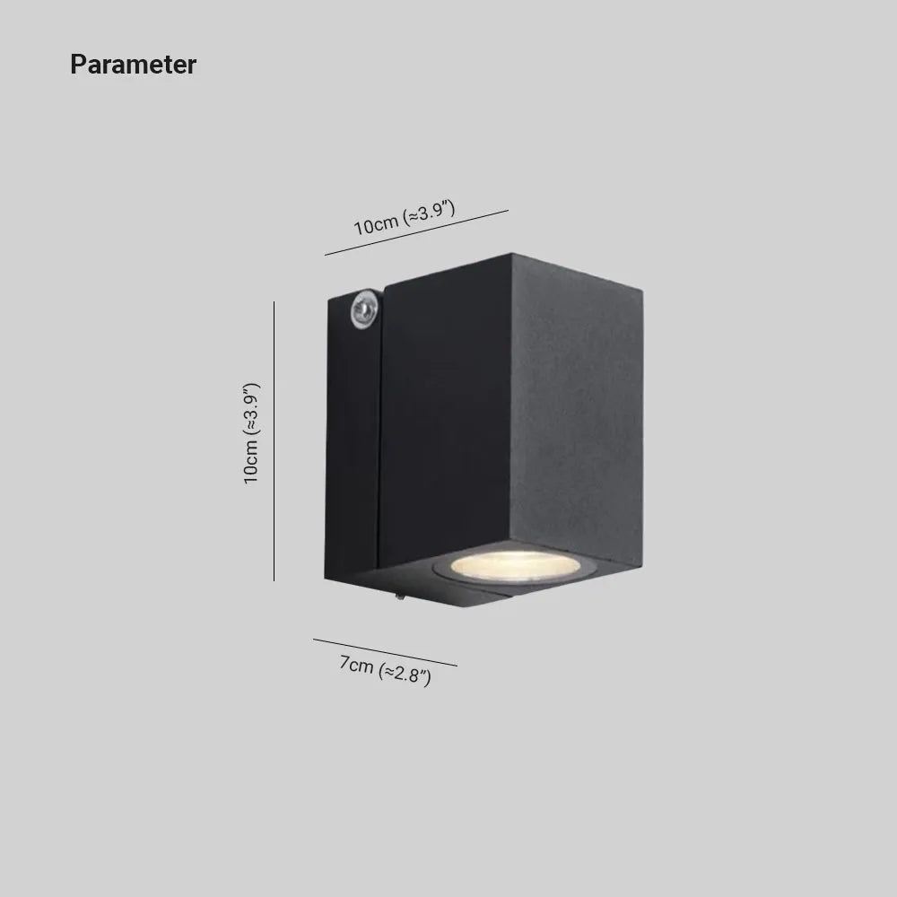 AureaLight | Stylish Rotatable Outdoor Metal Spotlight Wall Lamp 4