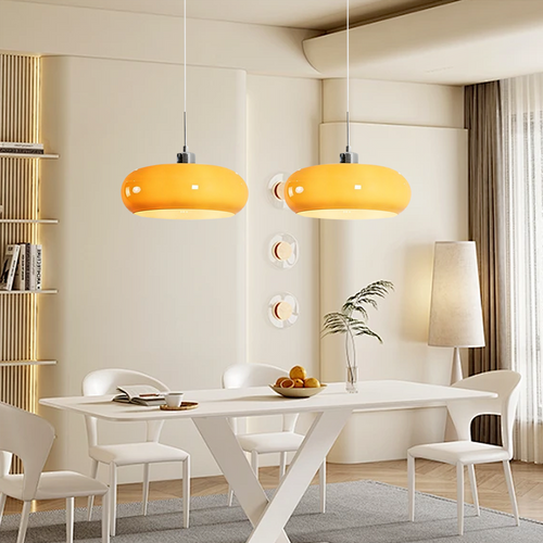 Aurevina | Stylish Bauhaus Inspired Glass Pendant Ceiling Light Fixture 2