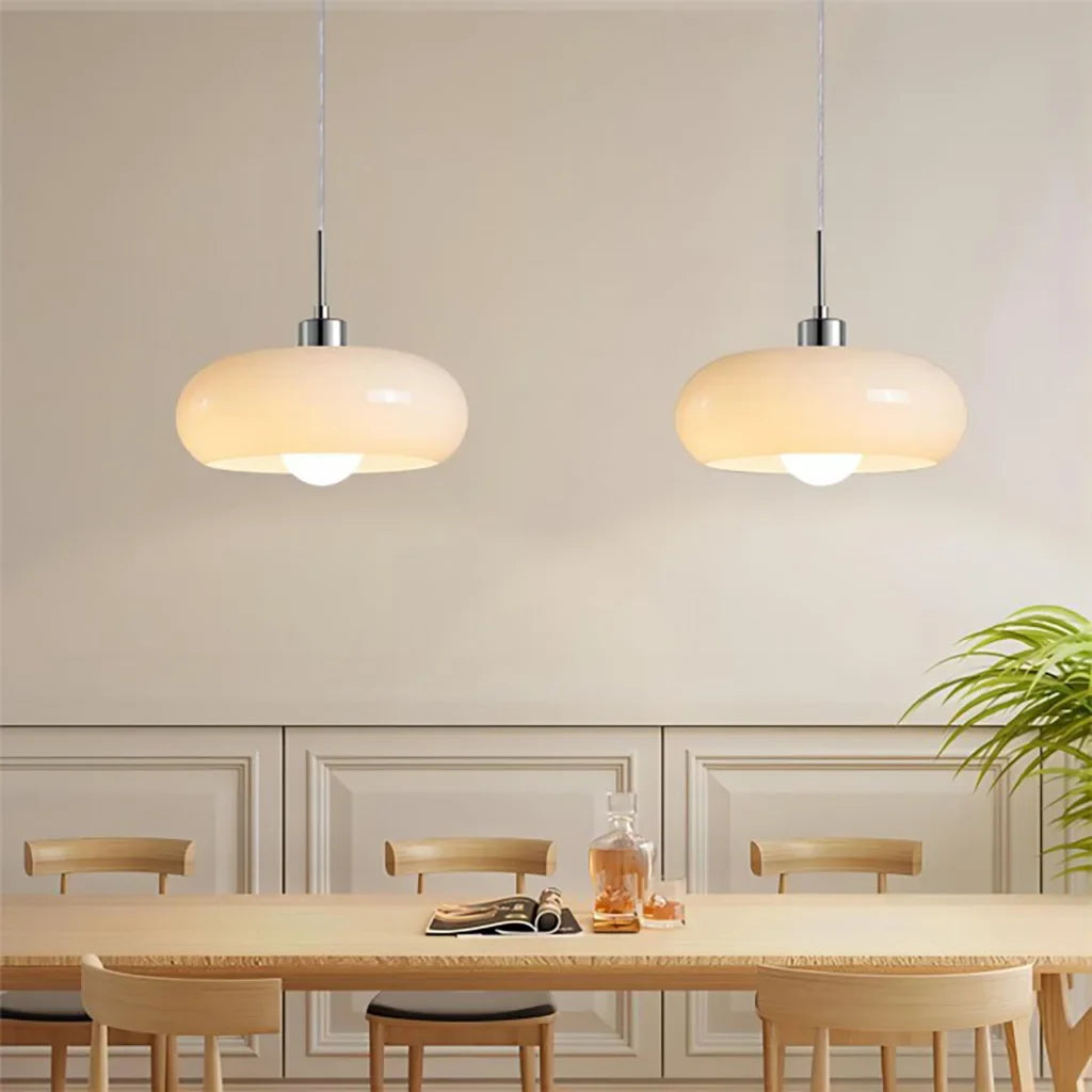 Aurevina | Stylish Bauhaus Inspired Glass Pendant Ceiling Light Fixture 5