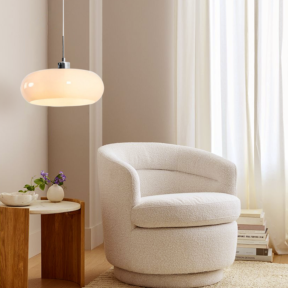 Aurevina | Stylish Bauhaus Inspired Glass Pendant Ceiling Light Fixture 6