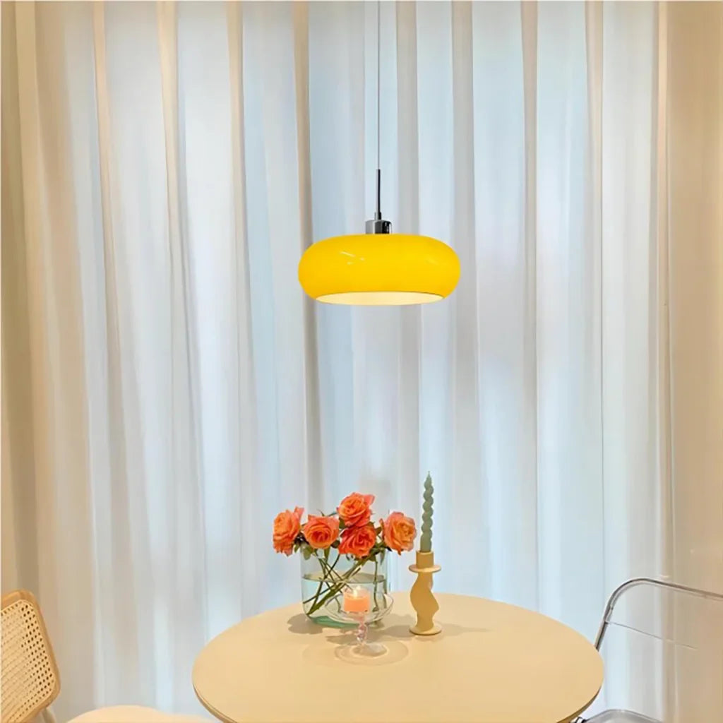 Aurevina | Stylish Bauhaus Inspired Glass Pendant Ceiling Light Fixture 7