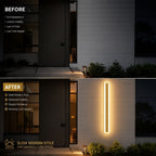 AuroraGlow | Sleek Waterproof LED Outdoor Wall Light Fixture 3
