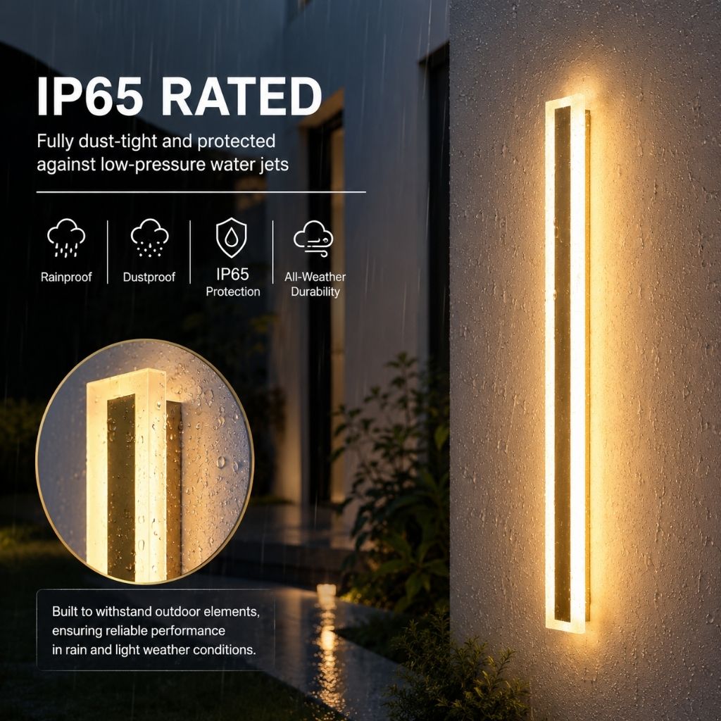 AuroraGlow | Sleek Waterproof LED Outdoor Wall Light Fixture 5