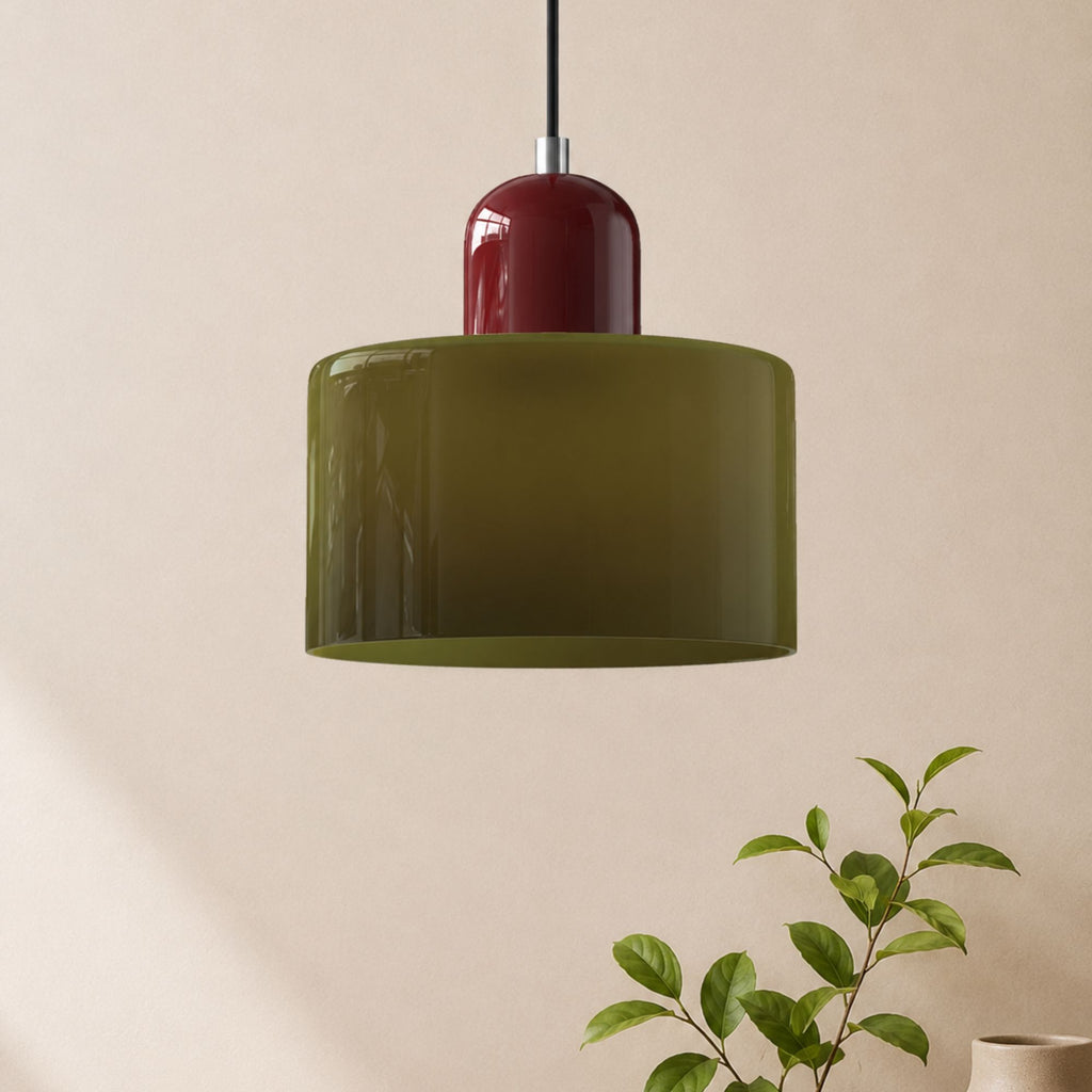 Bauhaus_inspired_Green_frosted_glass_pendant_lamp_with_soft_warm_glow_5