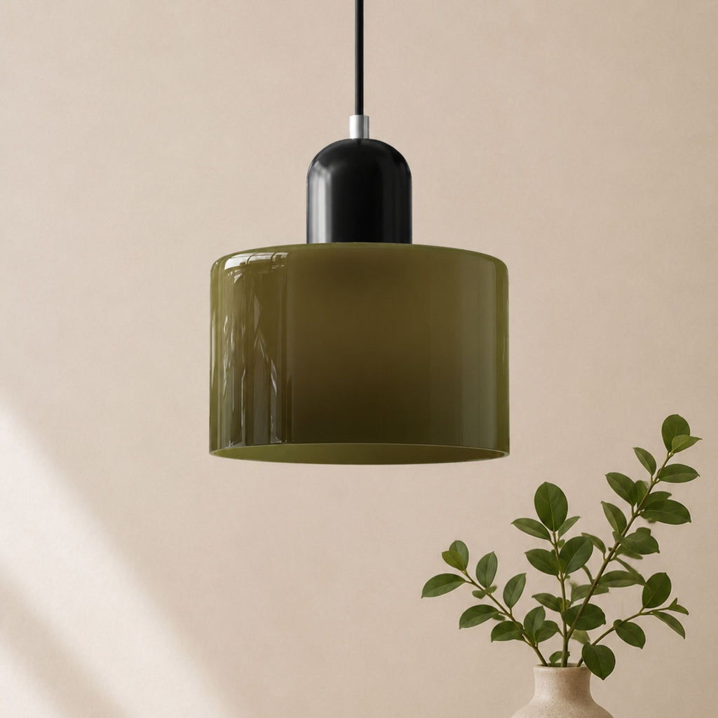 Bauhaus_inspired_Green_frosted_glass_pendant_lamp_with_soft_warm_glow_5