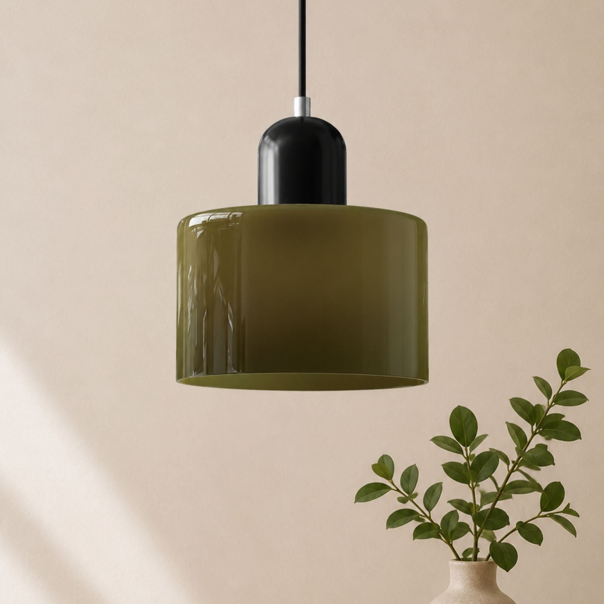 Bauhaus_inspired_Green_frosted_glass_pendant_lamp_with_soft_warm_glow_5