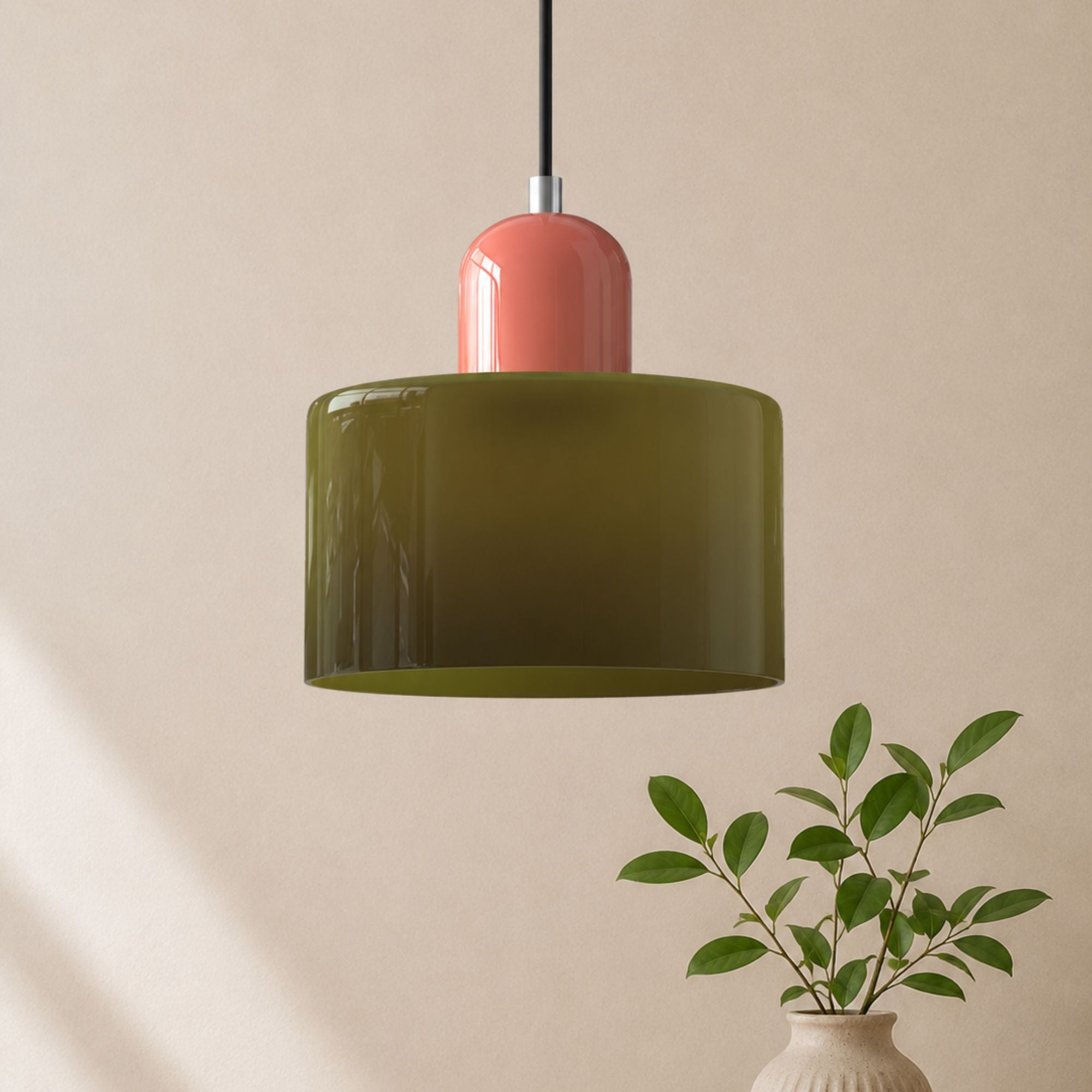 Bauhaus_inspired_Green_frosted_glass_pendant_lamp_with_soft_warm_glow_5