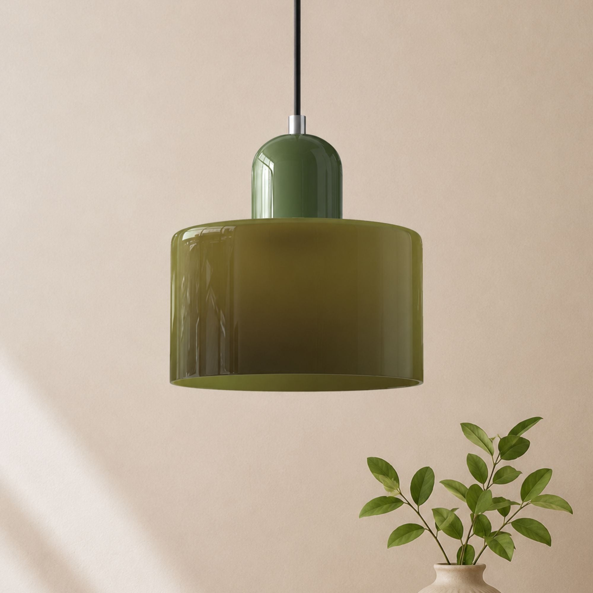 Bauhaus_inspired_Green_frosted_glass_pendant_lamp_with_soft_warm_glow_5