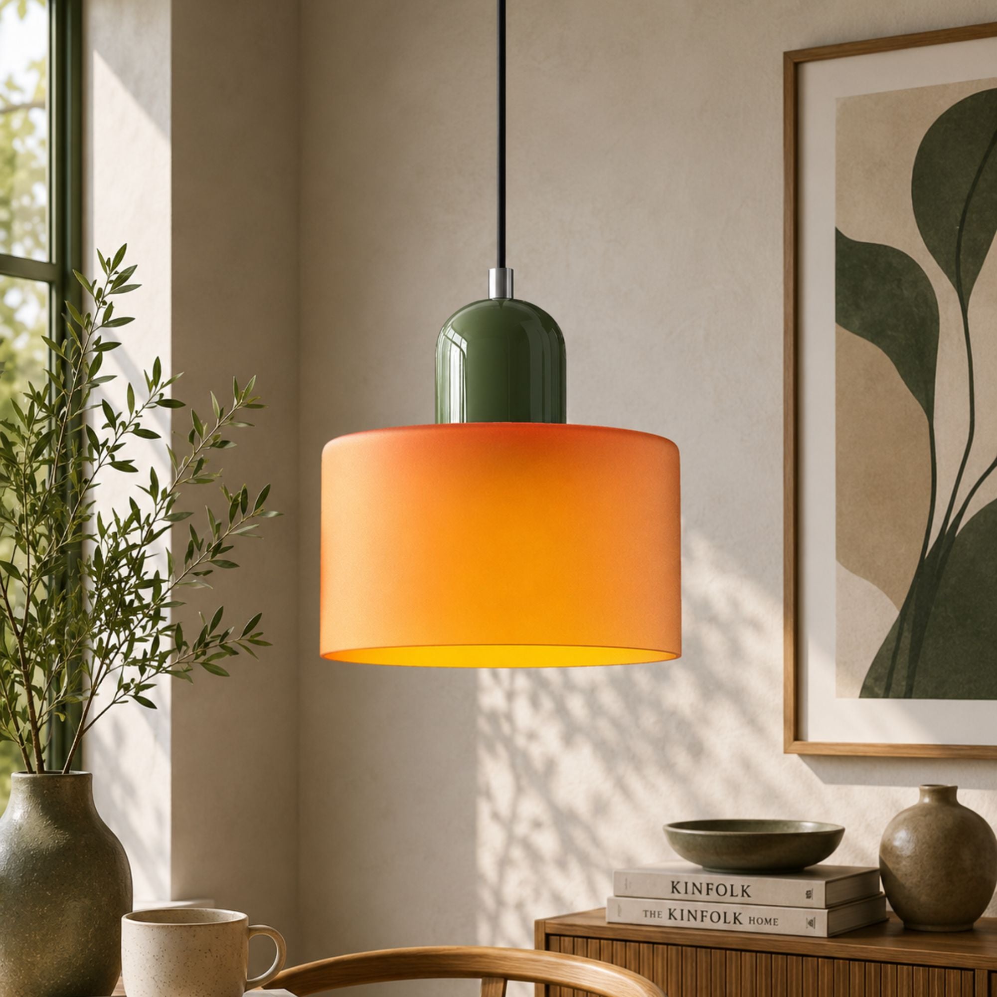 Bauhaus_inspired_orange_glass_pendant_lamp_with_soft_warm_glow_2