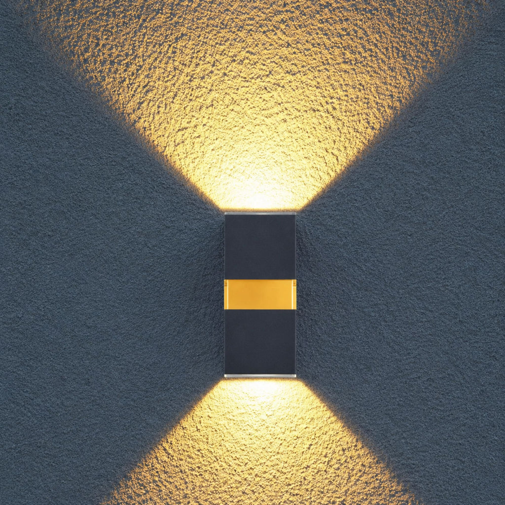 DeneLight | Modern Elegant Outdoor Wall Sconce with Dual-Directional Illumination