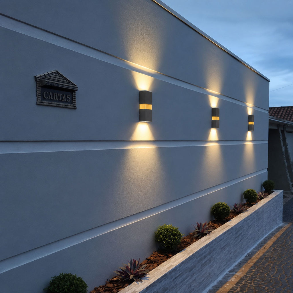 DeneLight | Modern Elegant Outdoor Wall Sconce with Dual-Directional Illumination