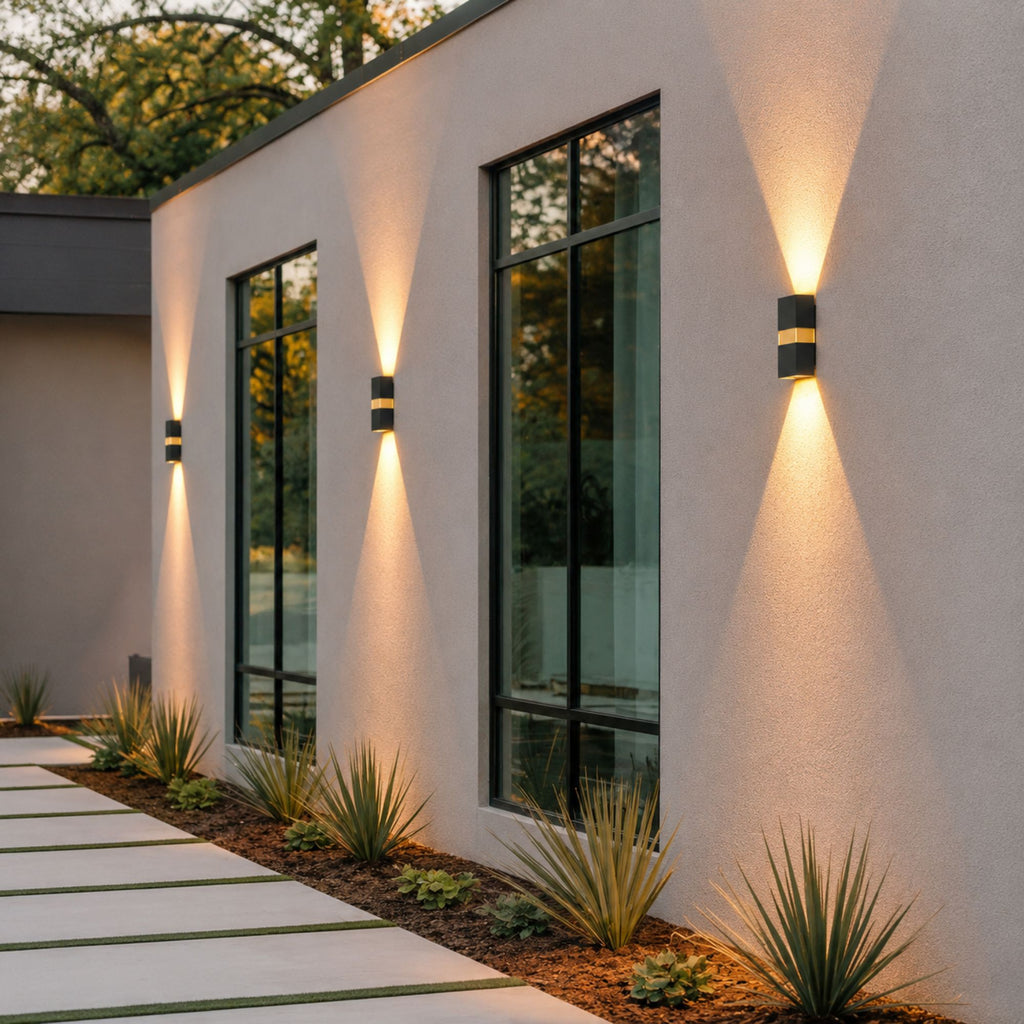 DeneLight | Modern Elegant Outdoor Wall Sconce with Dual-Directional Illumination