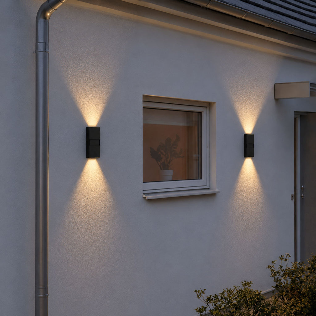 DeneLight | Modern Elegant Outdoor Wall Sconce with Dual-Directional Illumination