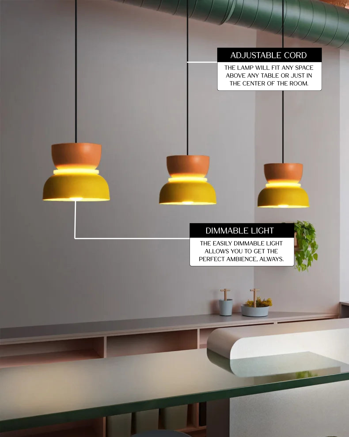 CalypsoLight | Stylish Modern Geometric Kitchen Pendant Lighting 3