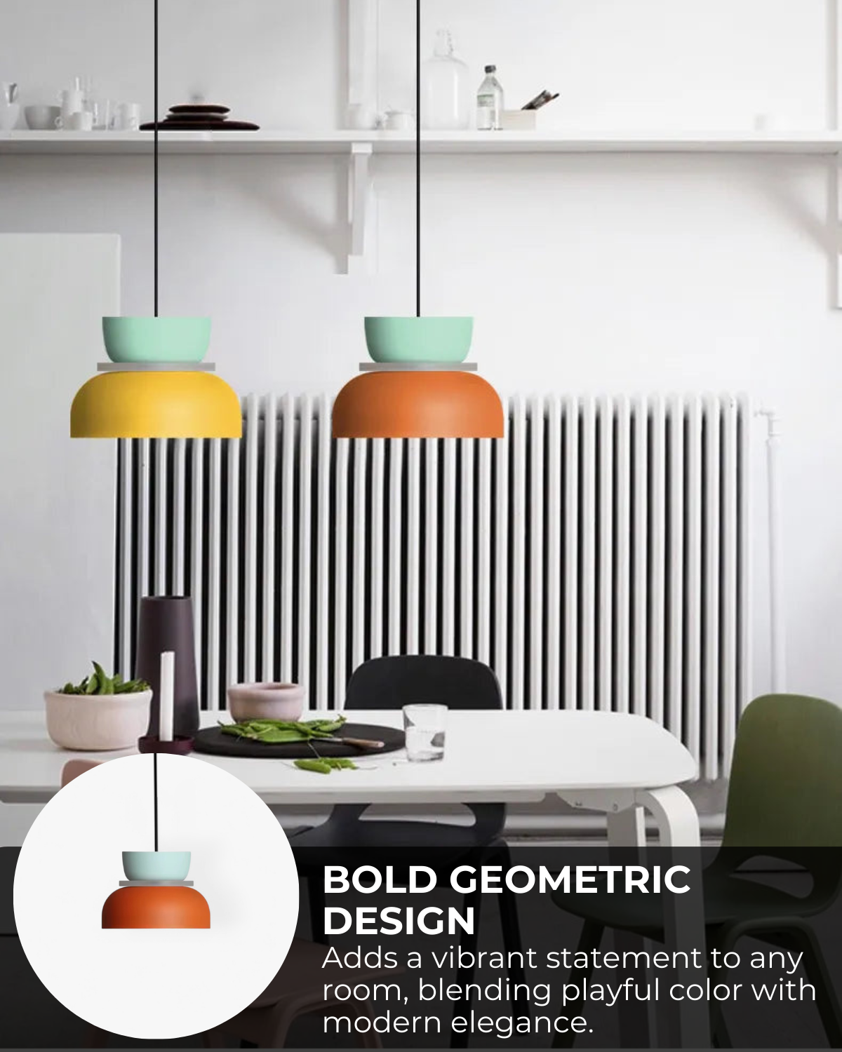 CalypsoLight | Stylish Modern Geometric Kitchen Pendant Lighting 4