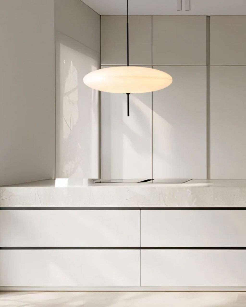CelestialAura | Modern Two-Tone Acrylic Pendant Lighting for Kitchen Island 1