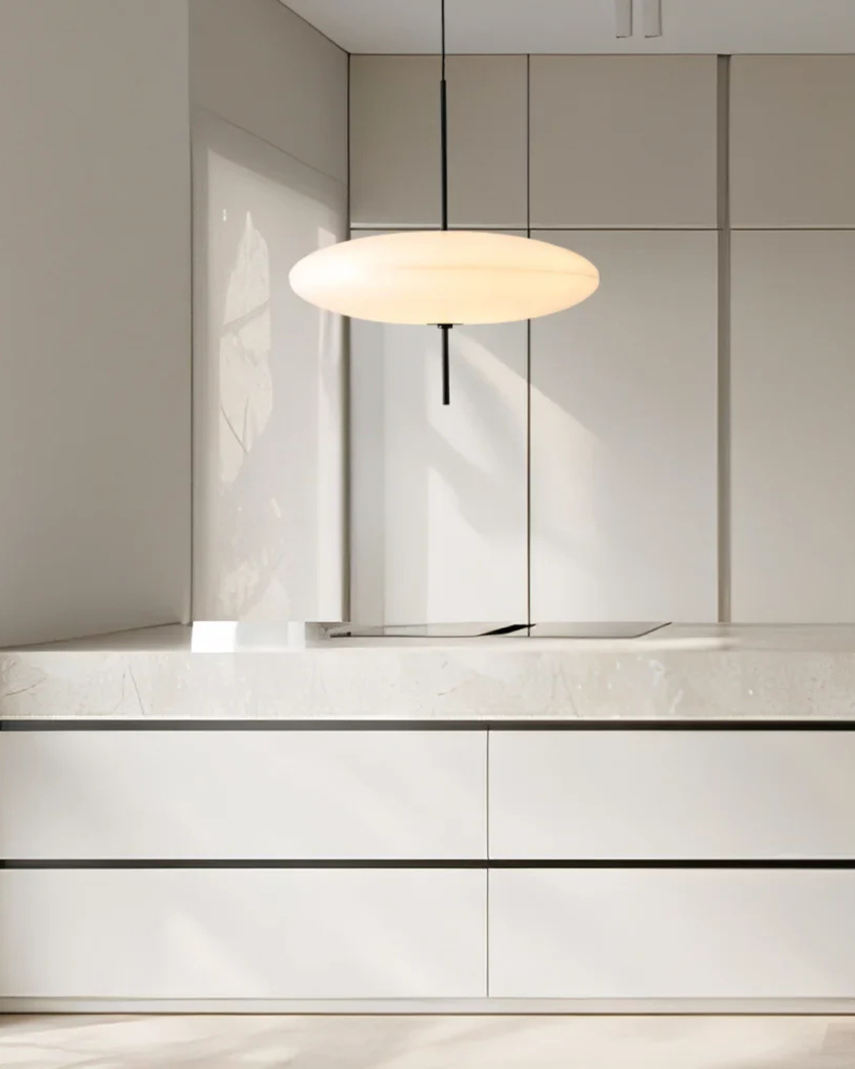 CelestialAura | Modern Two-Tone Acrylic Pendant Lighting for Kitchen Island 1