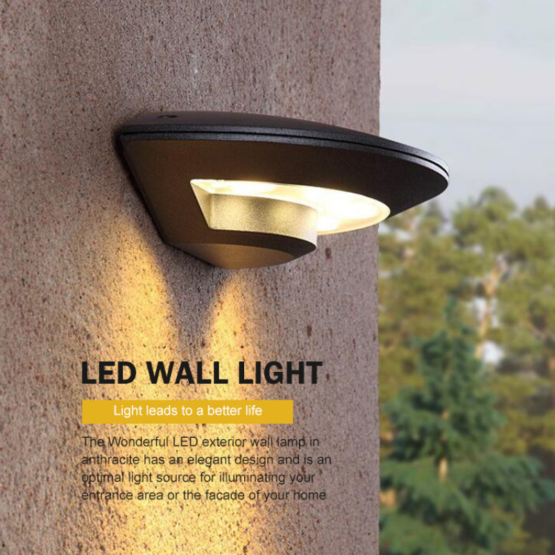 CelestialGlow | Elegant Durable Metal Outdoor Wall Lamp 2