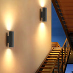 Cemento | Elegant Durable Outdoor Double-Headed Wall Lamp 0