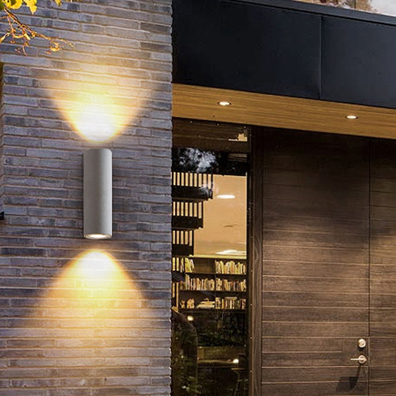 Cemento | Elegant Durable Outdoor Double-Headed Wall Lamp 9