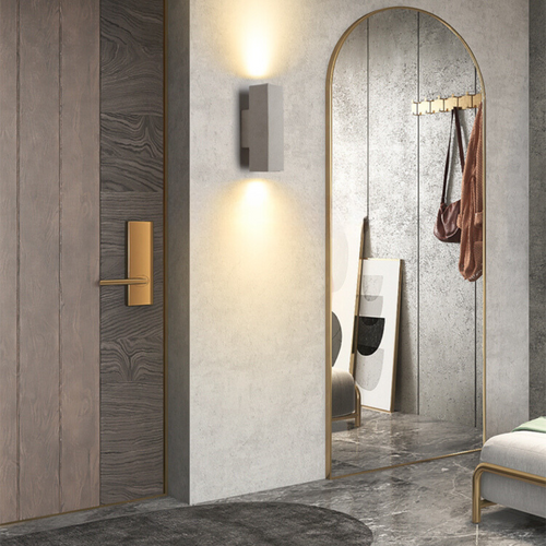 Cemento | Modern Minimalist Cement Outdoor Wall Lamp Fixture 0