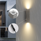 Cemento | Modern Minimalist Cement Outdoor Wall Lamp Fixture 5