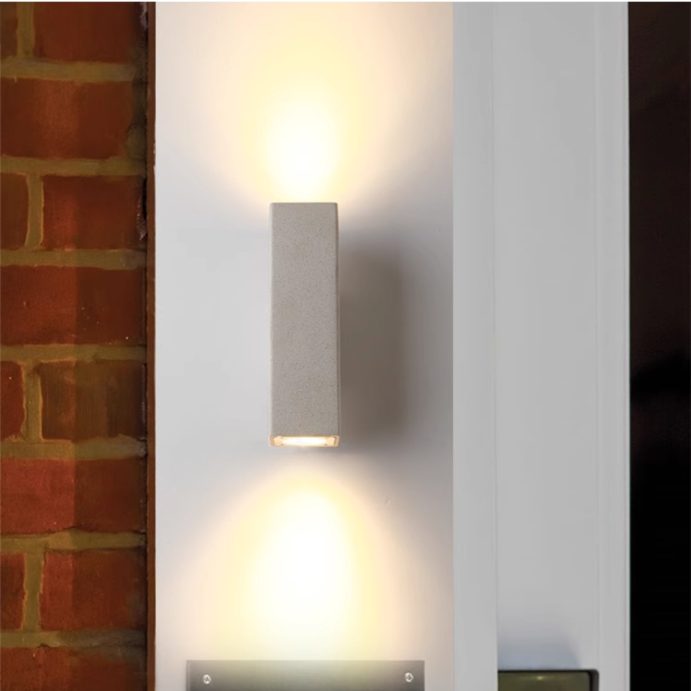 Cemento | Modern Minimalist Cement Outdoor Wall Lamp Fixture 8