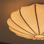 WabiSabi | Elegant Minimalist Silk LED Ceiling Light Fixture