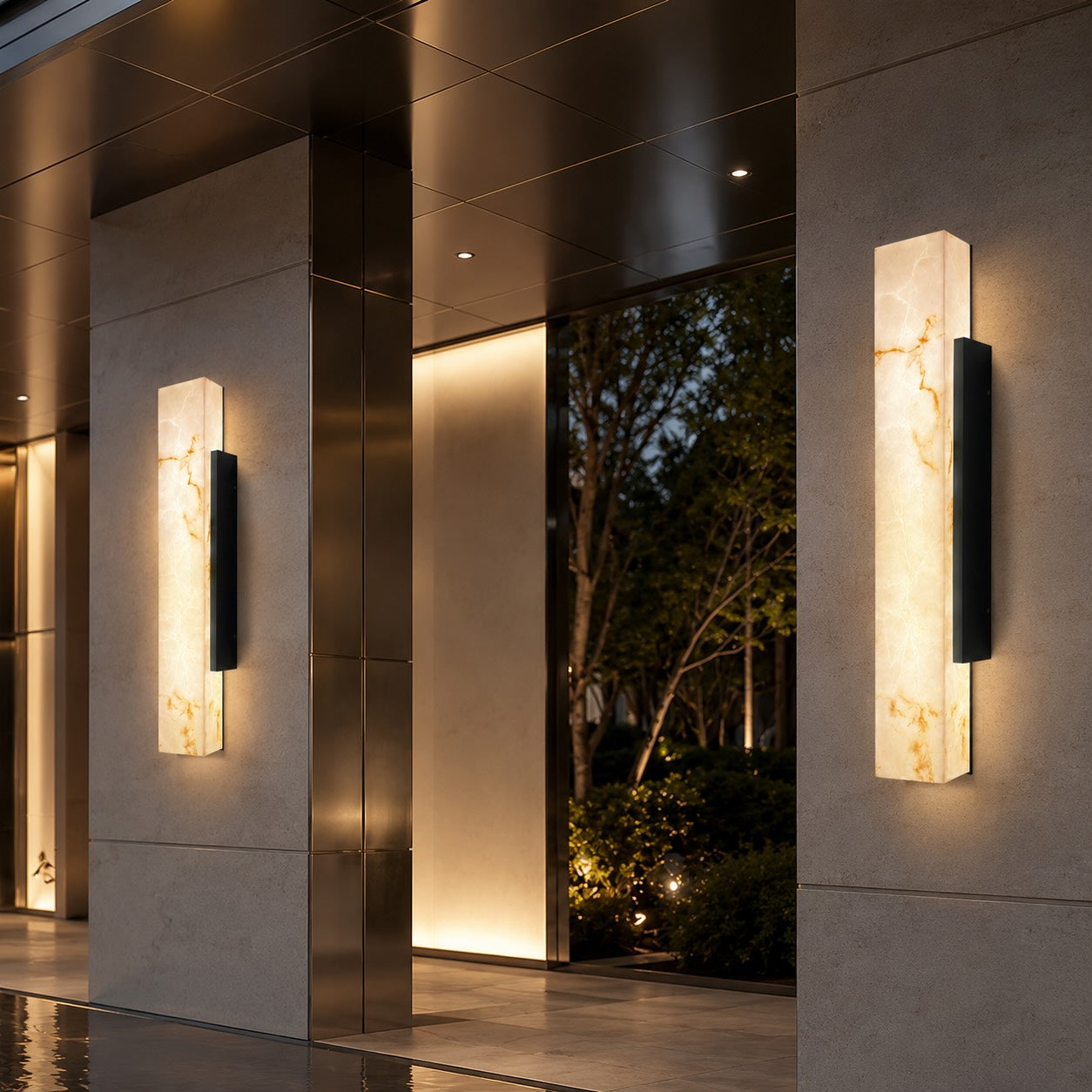 CloudStone | Stylish Waterproof Outdoor Wall Lantern with LED Light 3