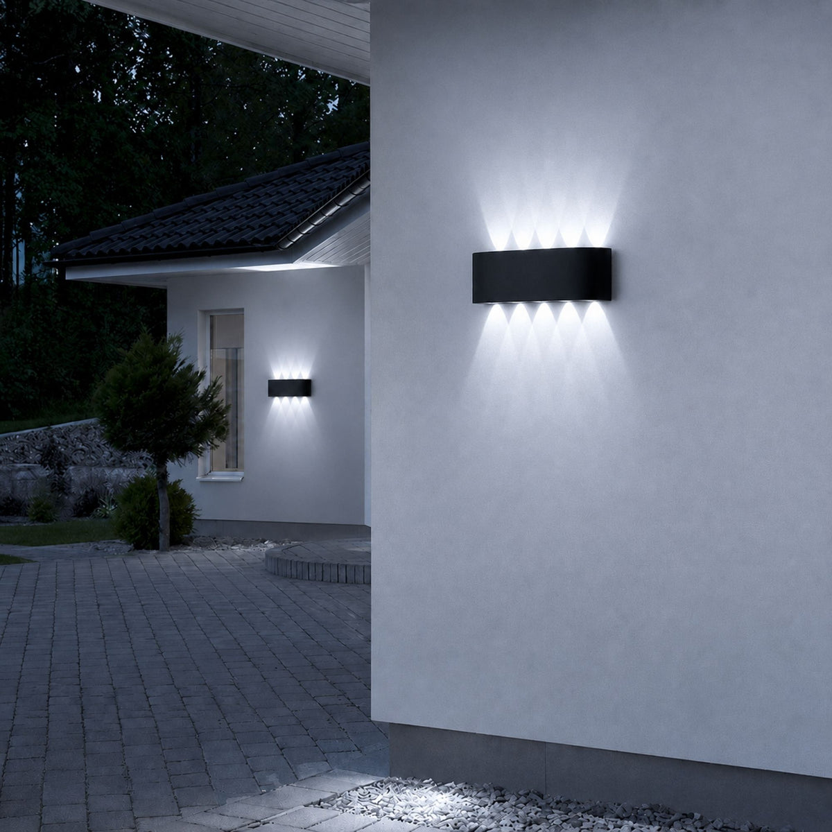 ElyraGlow | Elegant Waterproof Outdoor Wall Light Sconce Fixture