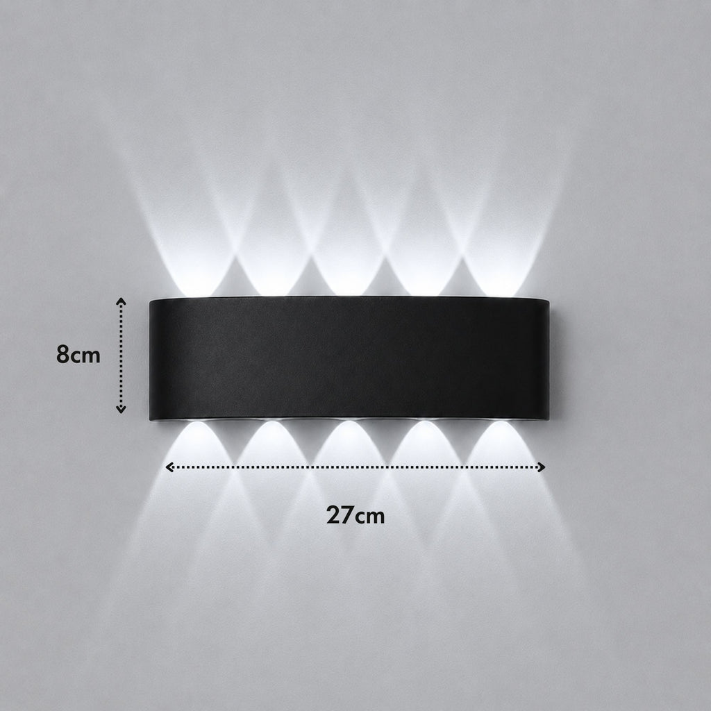 ElyraGlow | Elegant Waterproof Outdoor Wall Light Sconce Fixture
