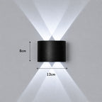 ElyraGlow | Elegant Waterproof Outdoor Wall Light Sconce Fixture